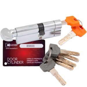 Cilindro Buonelle B10CP4050CPX7 40/50 mm 5 + 2 chiave/giro. cromo