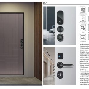 Buonelle Set with lock under cylinder B-2 biometric, coded, card access