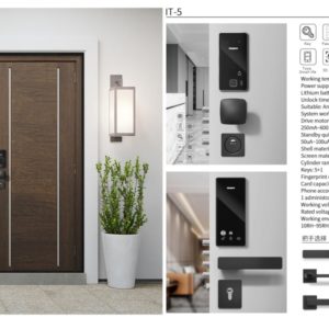 Buonelle Set with lock under cylinder B-5 biometric, code panel, alarm, card access, Face ID